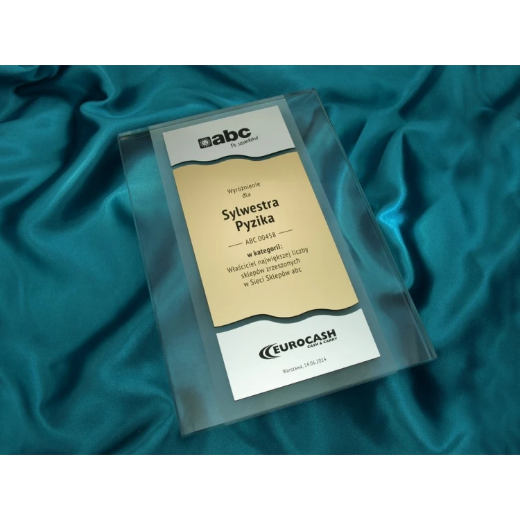 GLASS DIPLOMA - DISTINCTION - DSZ035 - vertical