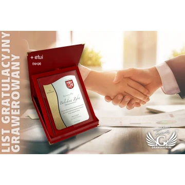 GLASS DIPLOMA with COAT OF ARMS or any logo - DSZ026 - vertical