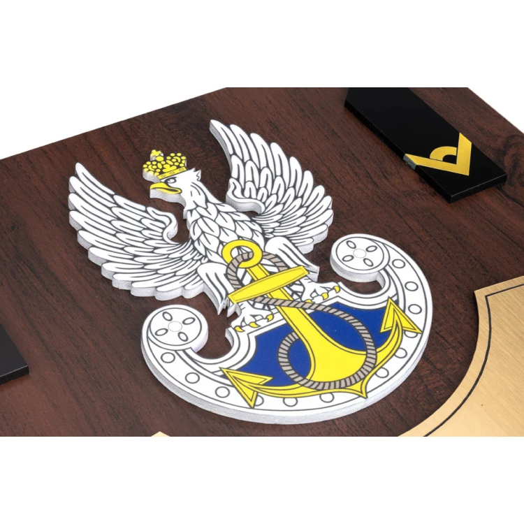 Acknowledgement Diploma for Standard-Bearer - Colorful UV Print and Embossed Logo - DUV063