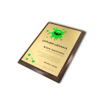 RECOGNITION DIPLOMA FOR DENTIST - GOLD - SL046