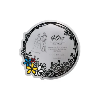 Acknowledgement Diploma for the Regional Team - Acrylic and Laminate size 452x443mm - SL064