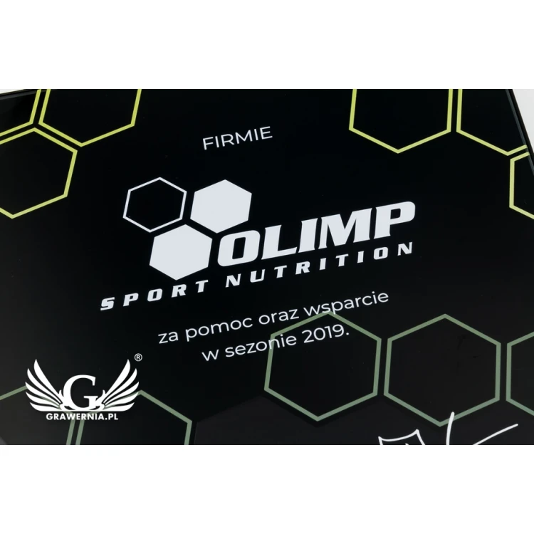 Exclusive Black Glass Recognition Diploma - dimensions: 400x300mm - DUV060