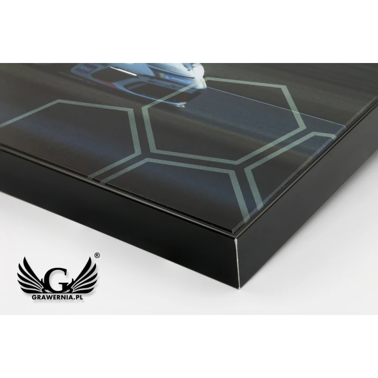 Exclusive Black Glass Recognition Diploma - dimensions: 400x300mm - DUV060