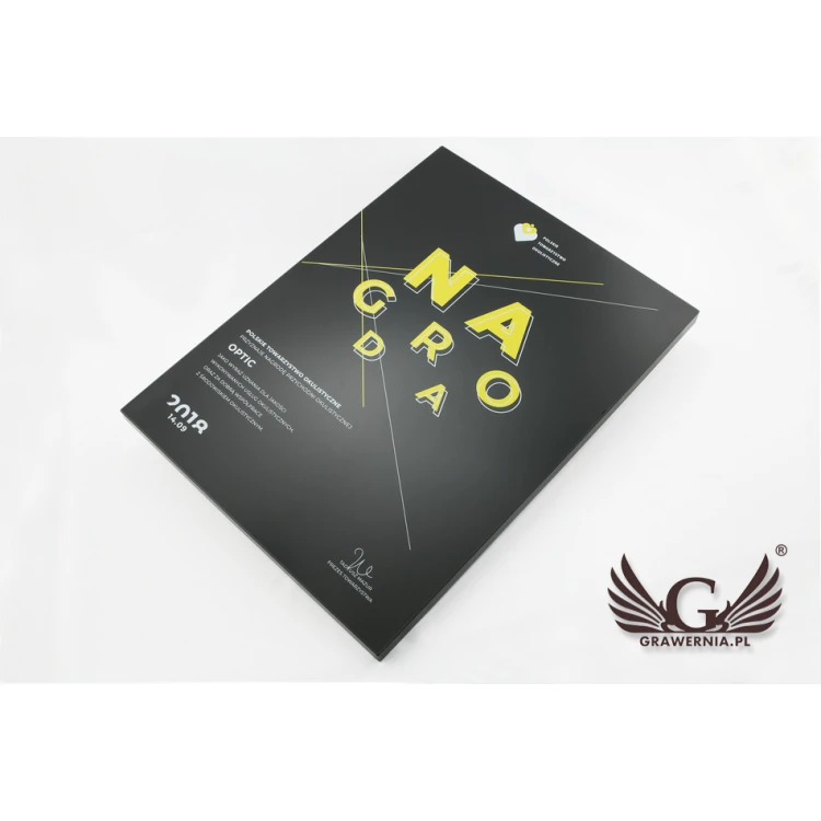 Exclusive Graphite Recognition Diploma - dimensions: 400x300mm - DUV031