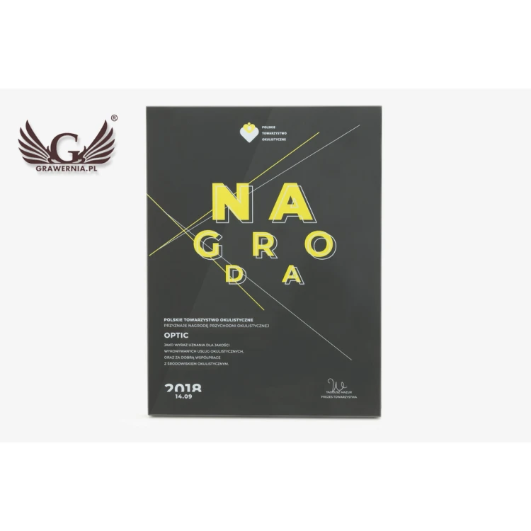 Exclusive Graphite Recognition Diploma - dimensions: 400x300mm - DUV031