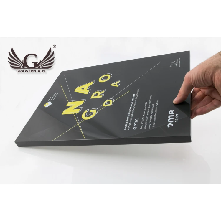 Exclusive Graphite Recognition Diploma - dimensions: 400x300mm - DUV031