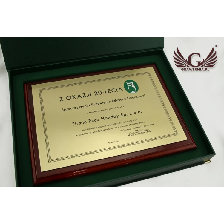 Exclusive Recognition Diploma with Colorful Logo - Horizontal - DCE004