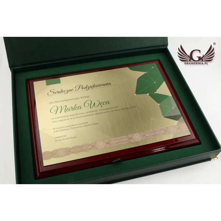 Exclusive Recognition Diploma with UV Color Print - Horizontal - DCE005