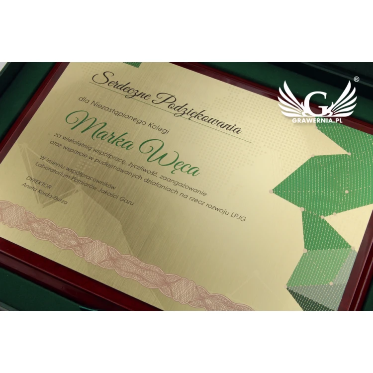 Exclusive Recognition Diploma with UV Color Print - Horizontal - DCE005