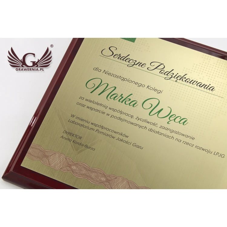 Exclusive Recognition Diploma with UV Color Print - Horizontal - DCE005