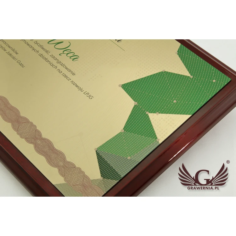 Exclusive Recognition Diploma with UV Color Print - Horizontal - DCE005
