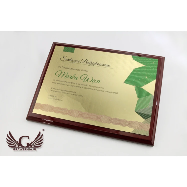 Exclusive Recognition Diploma with UV Color Print - Horizontal - DCE005