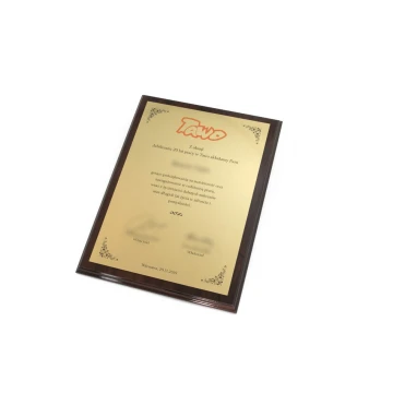 Certificate of Recognition - Engraving and Colorful UV Print - DS022