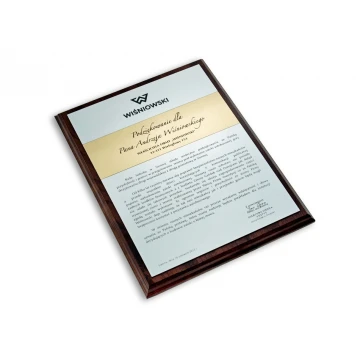 LASER ENGRAVED RECOGNITION DIPLOMA - vertical - DS034