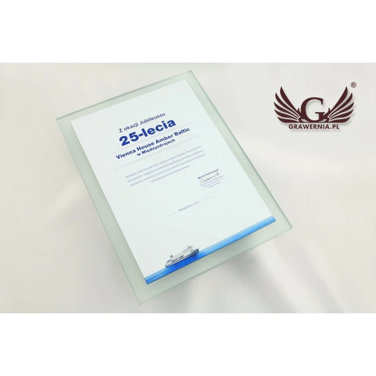 Certificate of Recognition - Colorful UV Print - DUV008