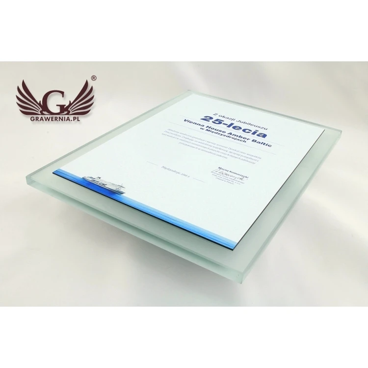 Certificate of Recognition - Colorful UV Print - DUV008