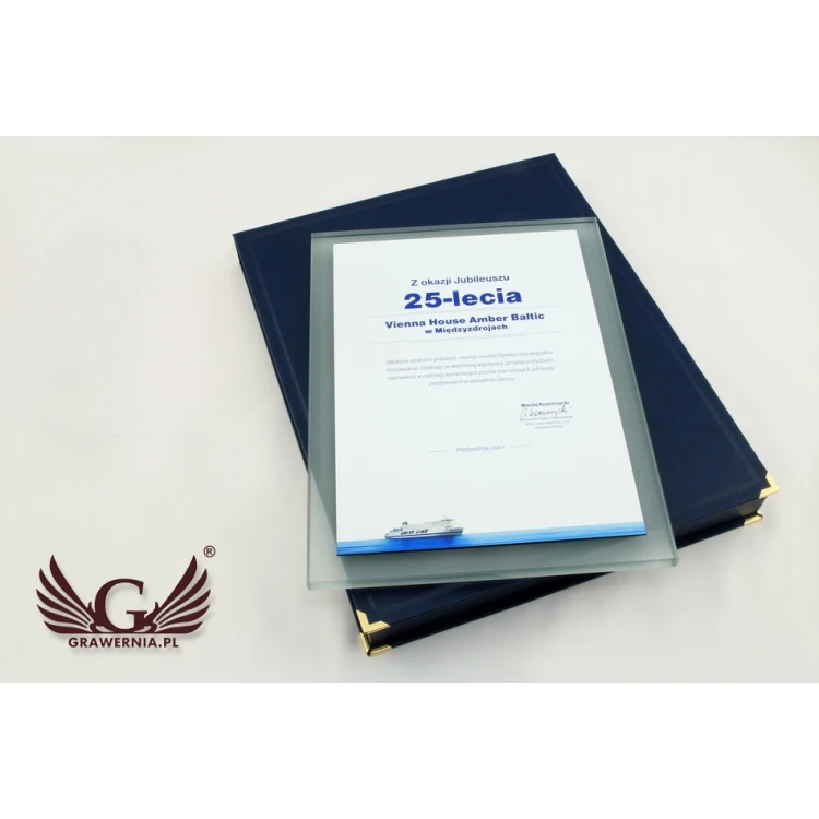 Certificate of Recognition - Colorful UV Print - DUV008