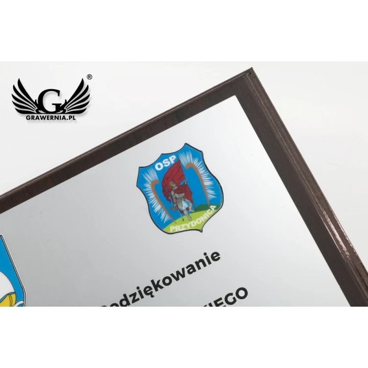 Certificate of Recognition for Volunteer Fire Brigade - MD154 size 25.5x20cm - UV color print - DUV041