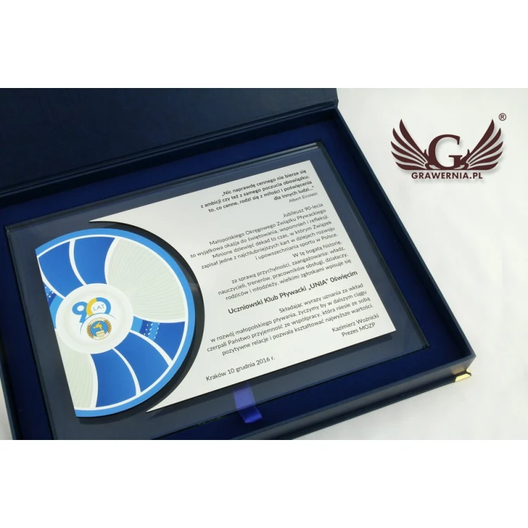 Certificate of Recognition - Horizontal - UV Color Print - DUV015