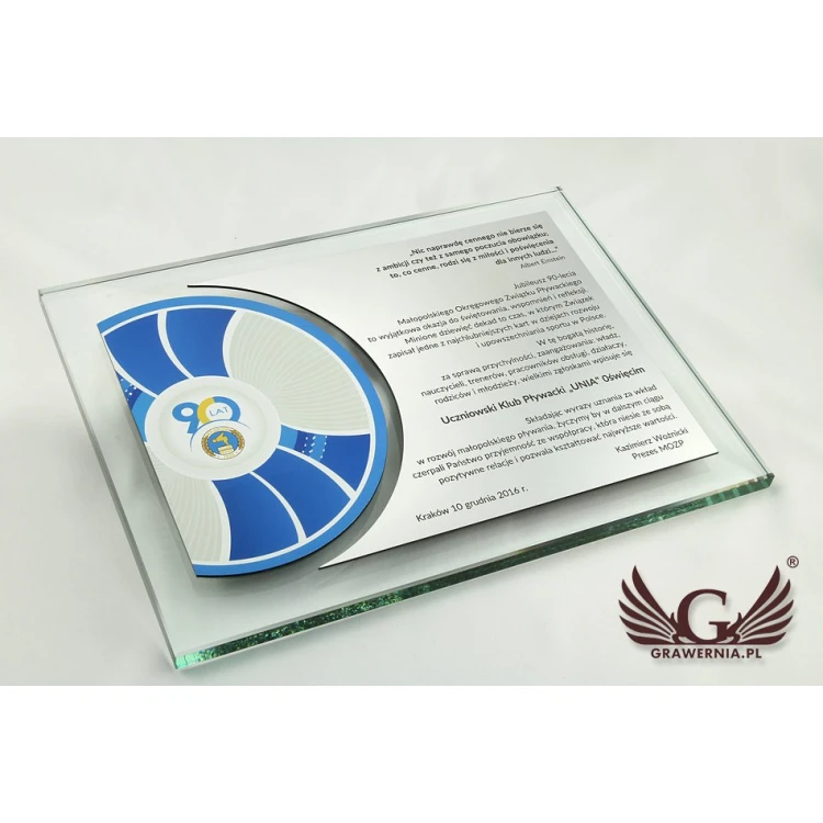 Certificate of Recognition - Horizontal - UV Color Print - DUV015