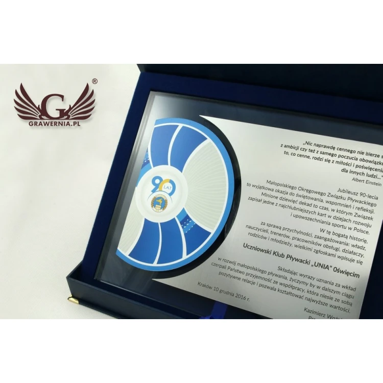 Certificate of Recognition - Horizontal - UV Color Print - DUV015