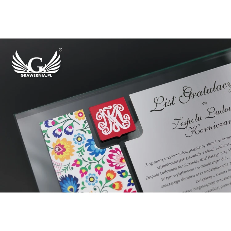 Certificate of Recognition - Horizontal - UV Color Print and Embossed Logo - DUV043