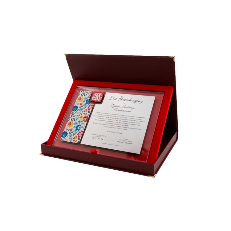Certificate of Recognition - Horizontal - UV Color Print and Embossed Logo - DUV043