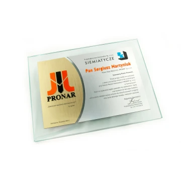 Certificate of Recognition - SL050 - Horizontal