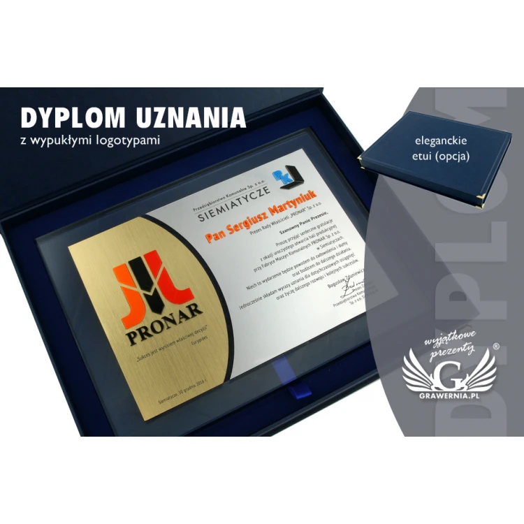 Certificate of Recognition - SL050 - Horizontal