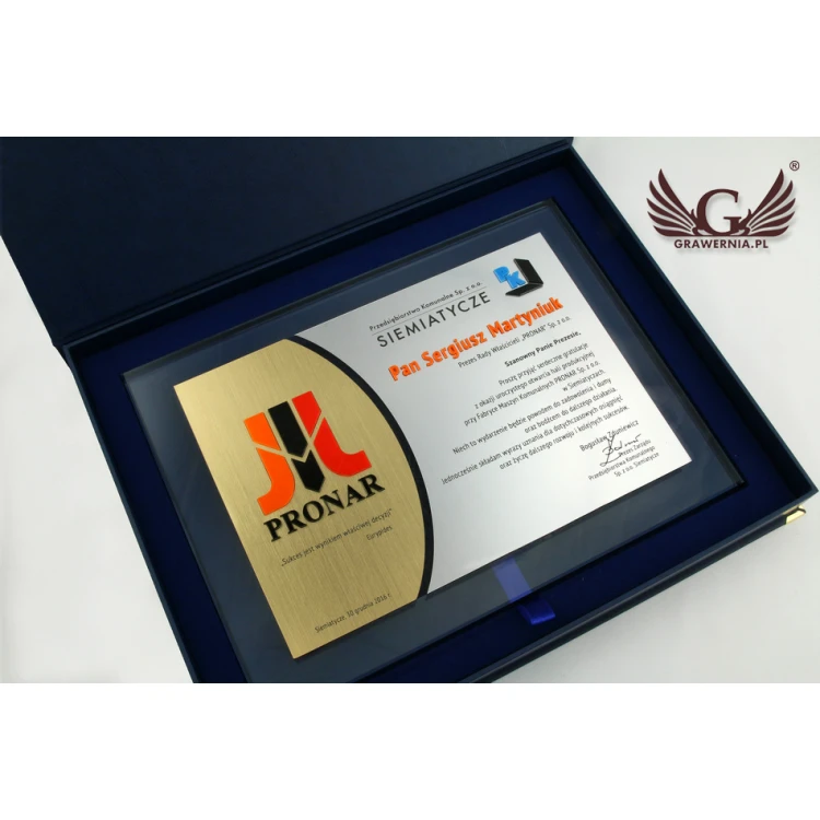 Certificate of Recognition - SL050 - Horizontal