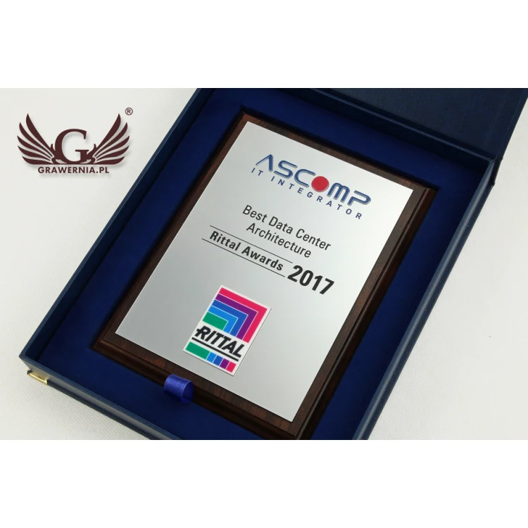 Recognition Diploma with Acrylic Logos - UV Digital Print - DUV018