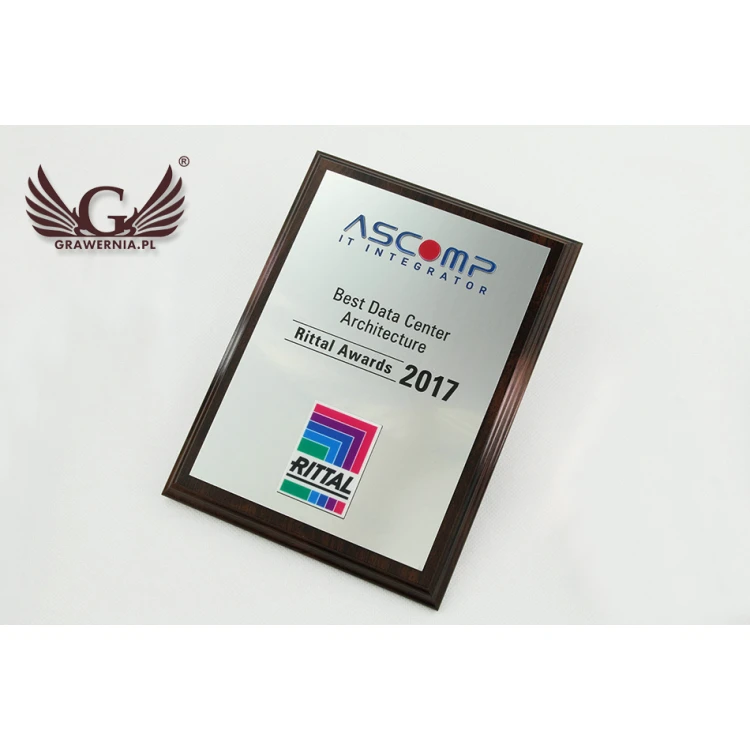 Recognition Diploma with Acrylic Logos - UV Digital Print - DUV018