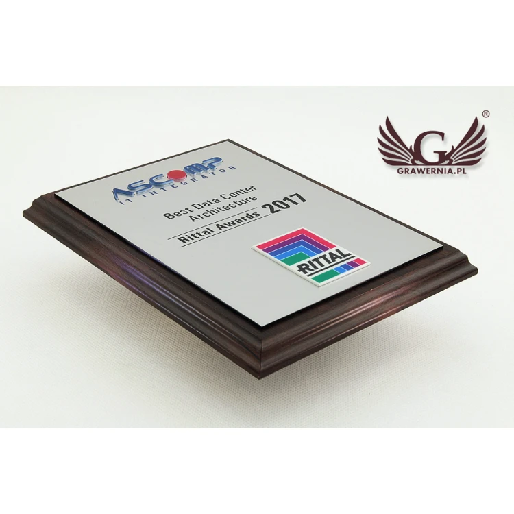 Recognition Diploma with Acrylic Logos - UV Digital Print - DUV018