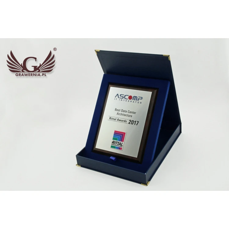 Recognition Diploma with Acrylic Logos - UV Digital Print - DUV018