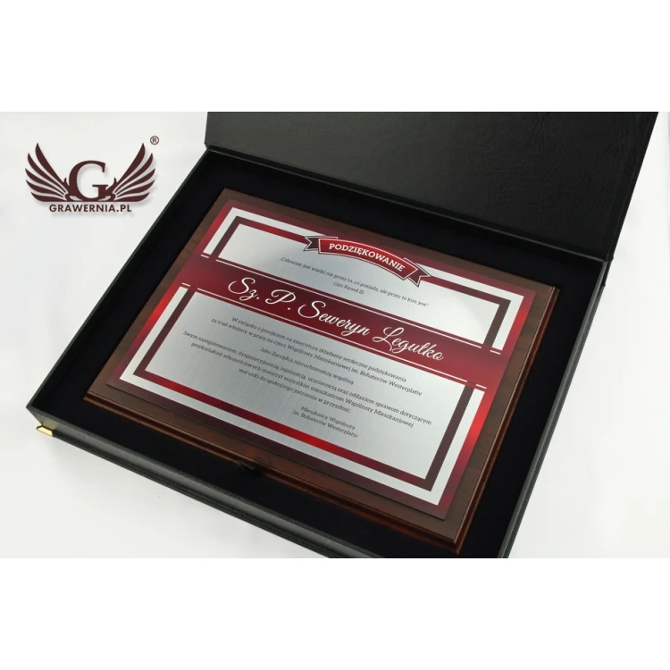 Recognition Diploma with Color UV Print - Horizontal - DUV023