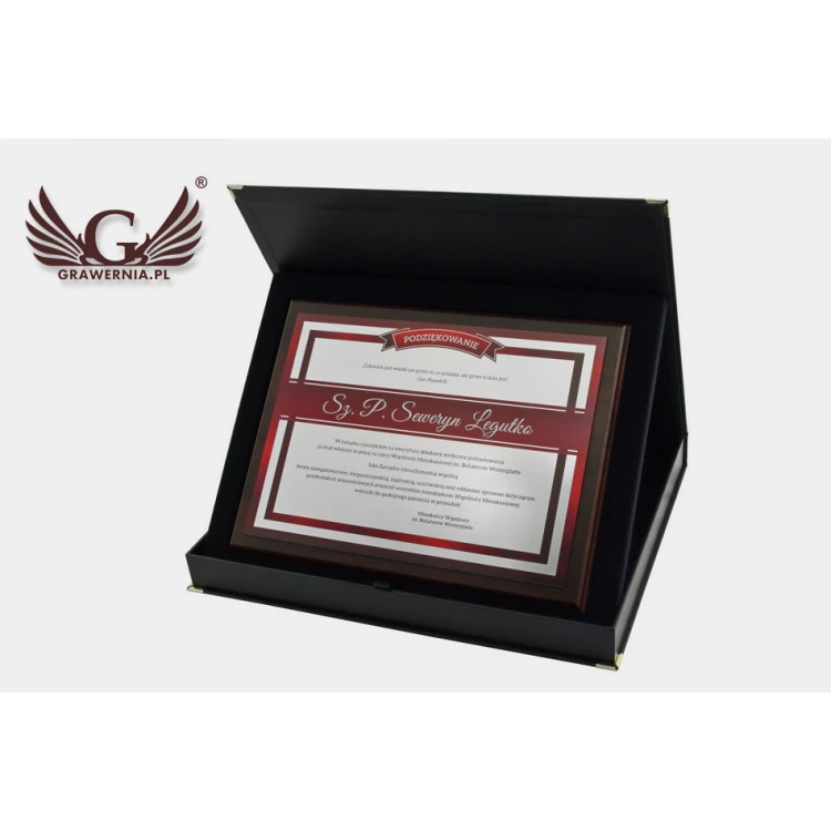 Recognition Diploma with Color UV Print - Horizontal - DUV023