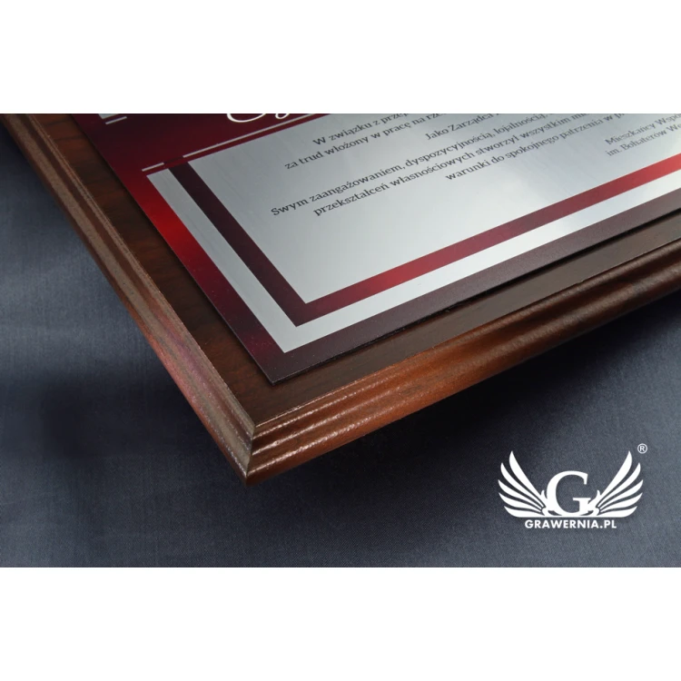 Recognition Diploma with Color UV Print - Horizontal - DUV023