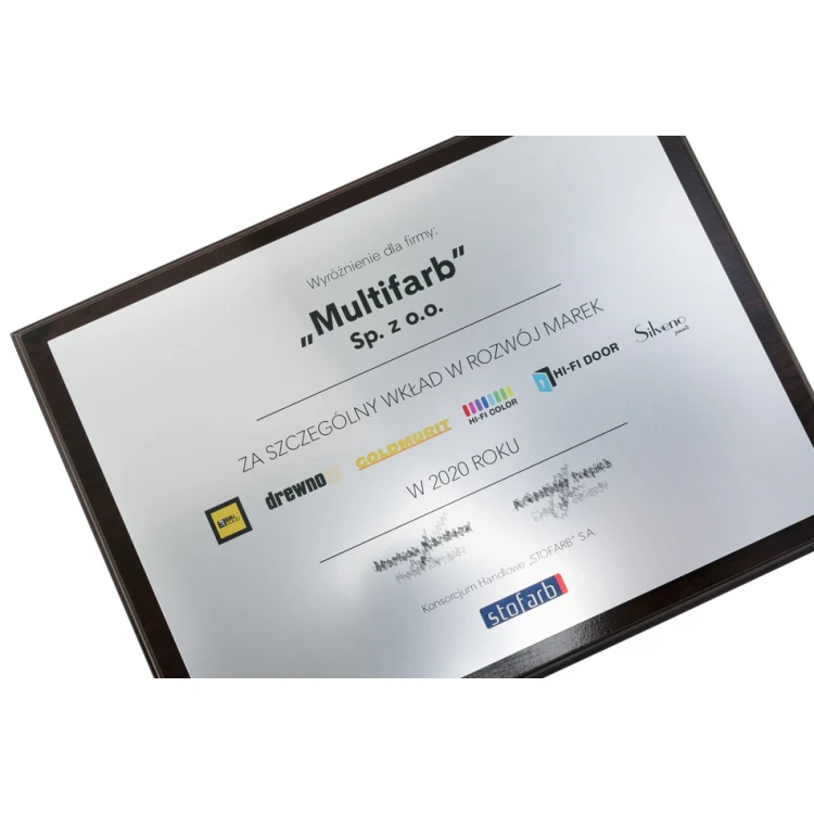 Recognition Diploma with Color UV Print - Horizontal - DUV061