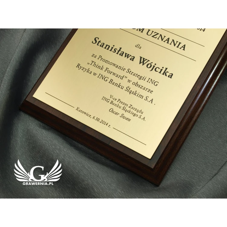 RECOGNITION DIPLOMA - GOLD MD2 - DS014