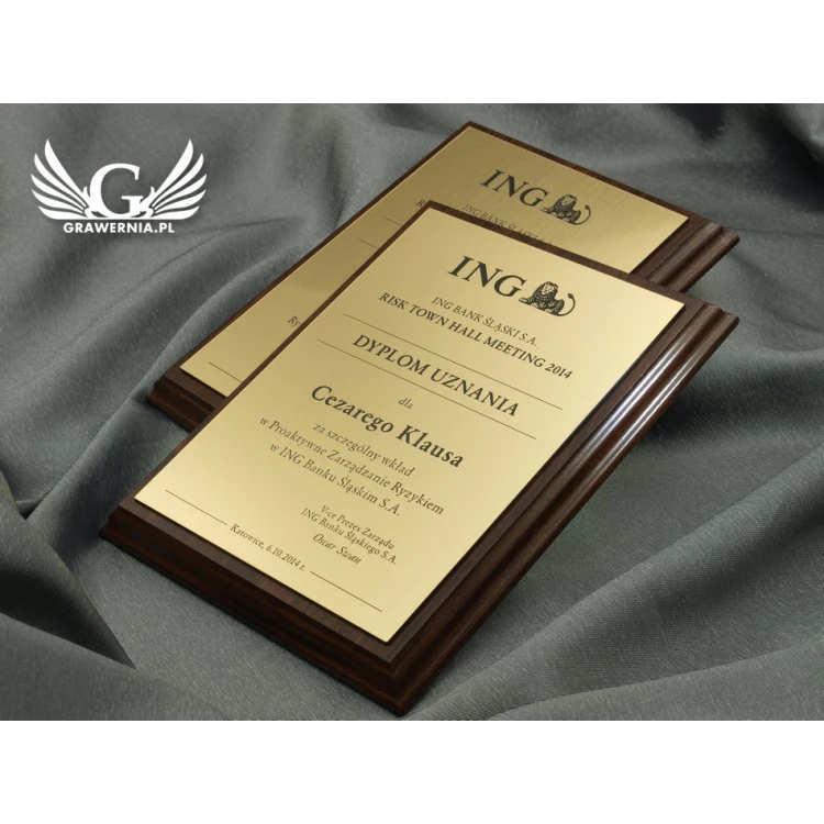 RECOGNITION DIPLOMA - GOLD MD2 - DS014