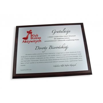 Diploma with Acrylic Logo - SL032