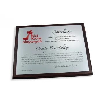 Diploma with Acrylic Logo - SL032
