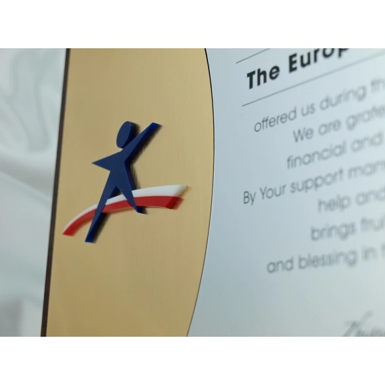 Diploma with Acrylic Logo - SL025