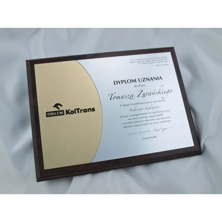 Diploma with Acrylic Logo - SL025