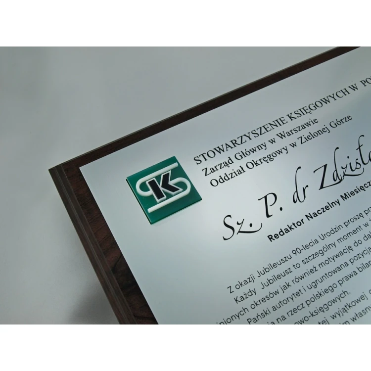 Diploma with Acrylic Logo - SL031
