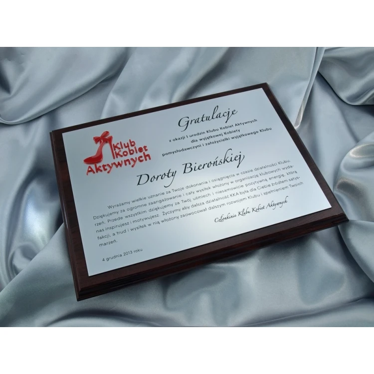 Diploma with Acrylic Logo - SL032