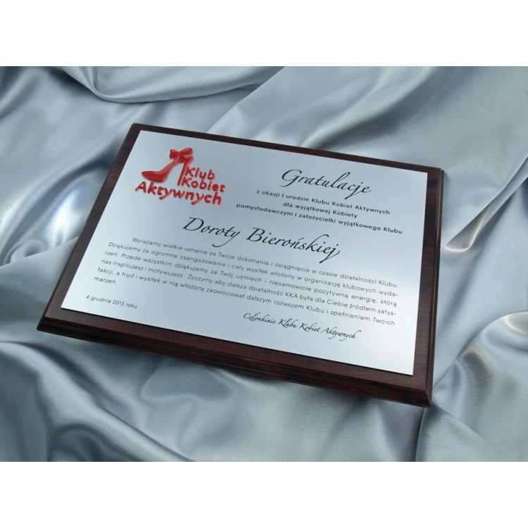 Diploma with Acrylic Logo - SL032