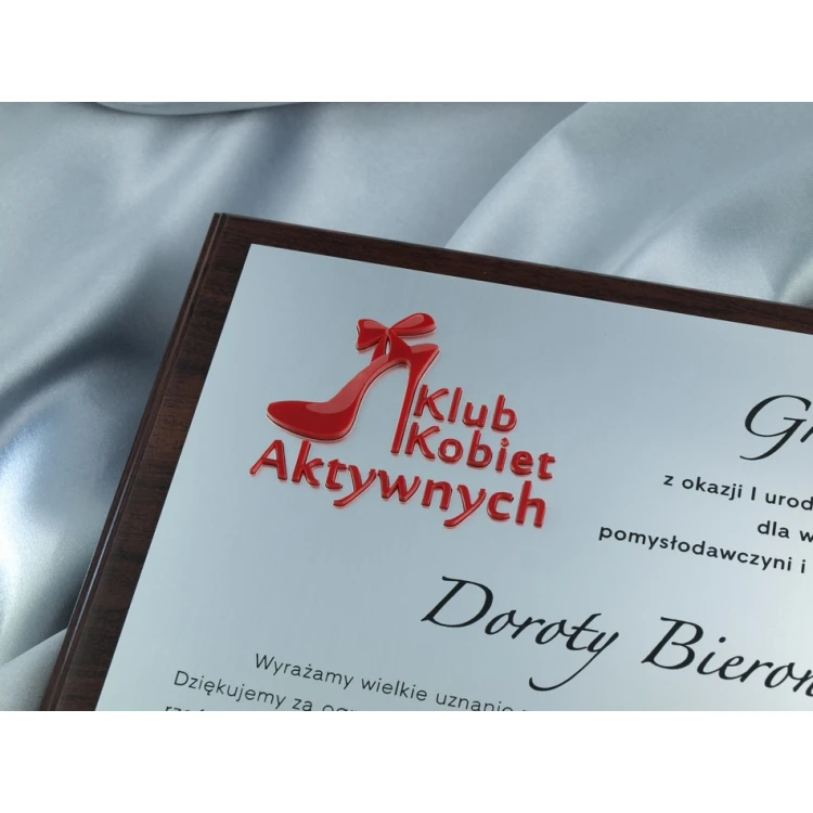 Diploma with Acrylic Logo - SL032