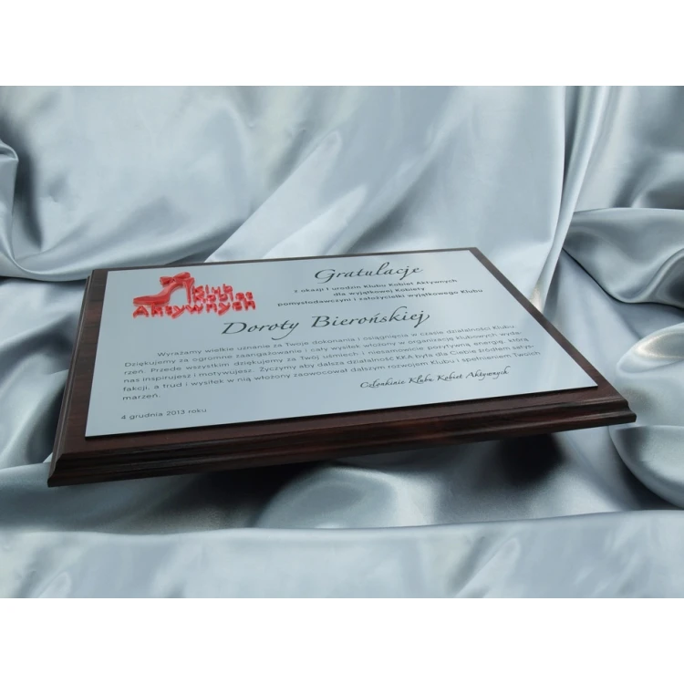 Diploma with Acrylic Logo - SL032