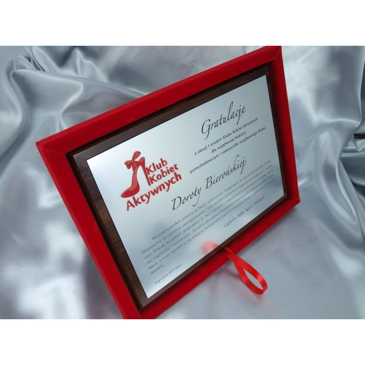 Diploma with Acrylic Logo - SL032